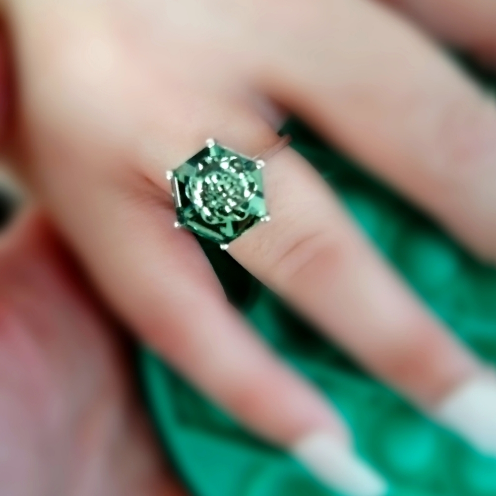 Erinite crystal ring - Picture 4 of 12